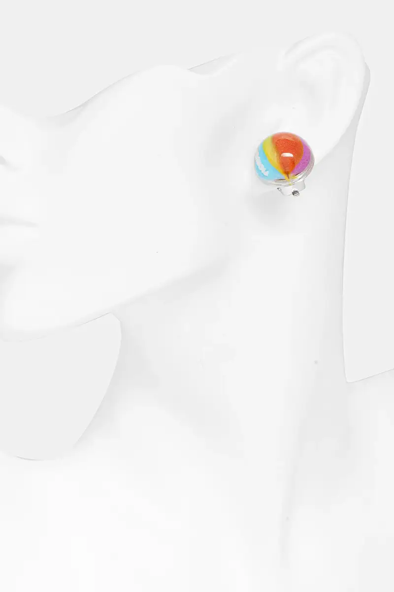 clip per le orecchie Marble Logo W25FWAJE013PT01MU01 Multicolore miniatura 3