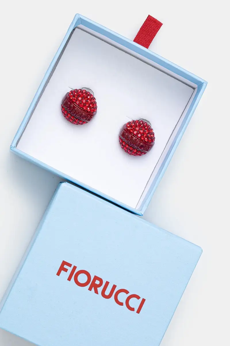 clip per le orecchie Mini Crystal Lollipop Rosso miniatura 4