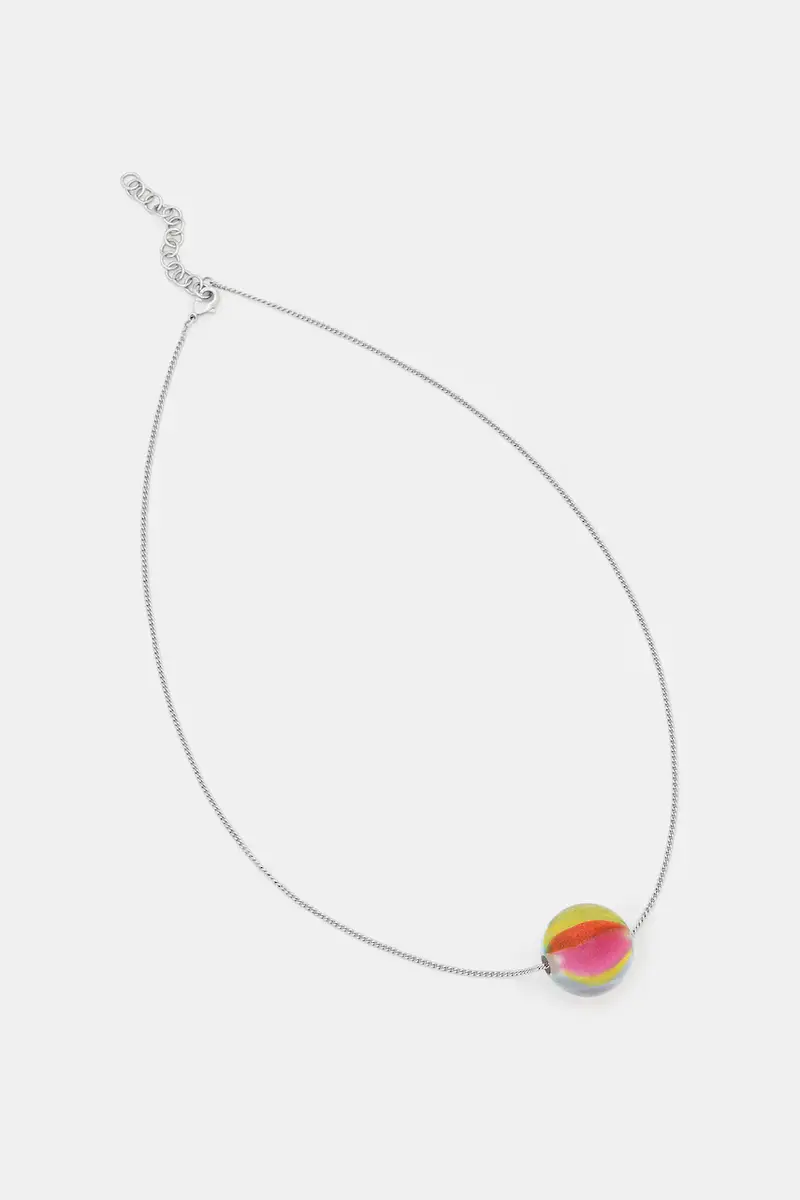 collana Marble Logo W25FWAJE014PT01MU01 Multicolore