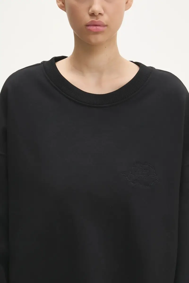 felpa in cotone Angel Nero miniatura 4