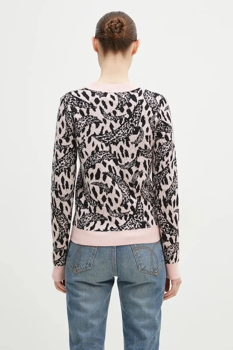 maglione in misto lana Pink Banimalier Rosa miniatura 3