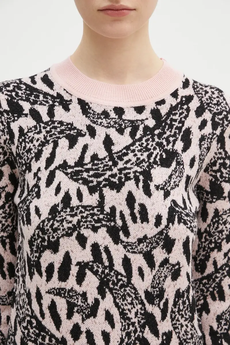 maglione in misto lana Pink Banimalier Rosa miniatura 4