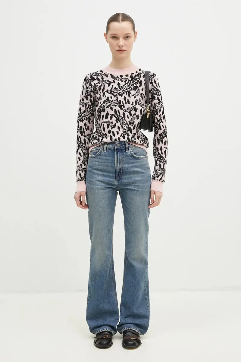 maglione in misto lana Pink Banimalier Rosa miniatura 5