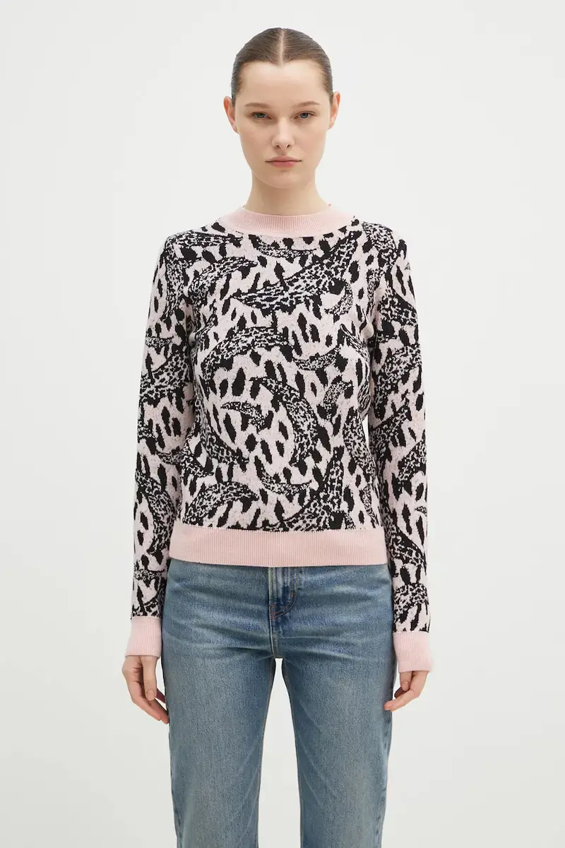 maglione in misto lana Pink Banimalier Rosa