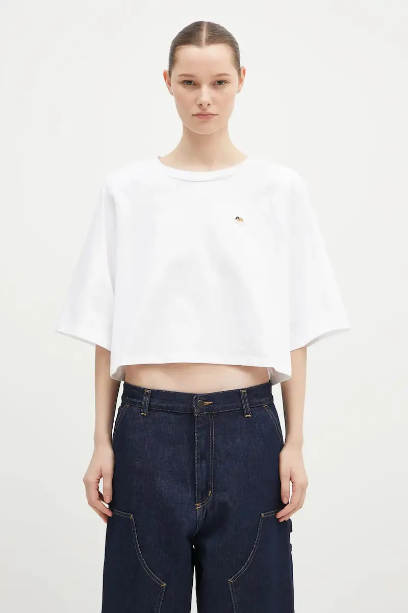 t-shirt in cotone Angel Bianco