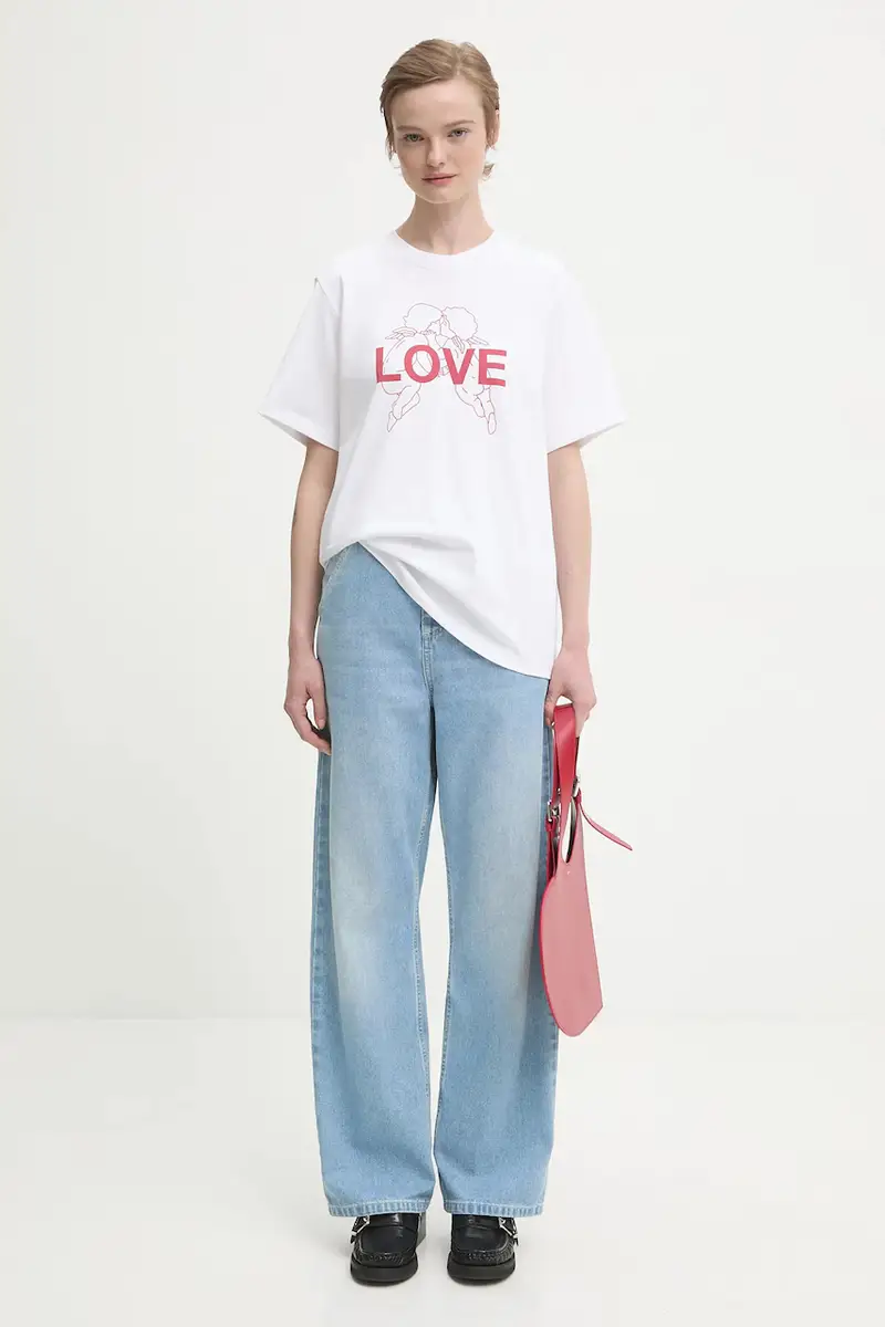 Fiorucci T-shirt Donna Bianco 3406414 miniatura 5