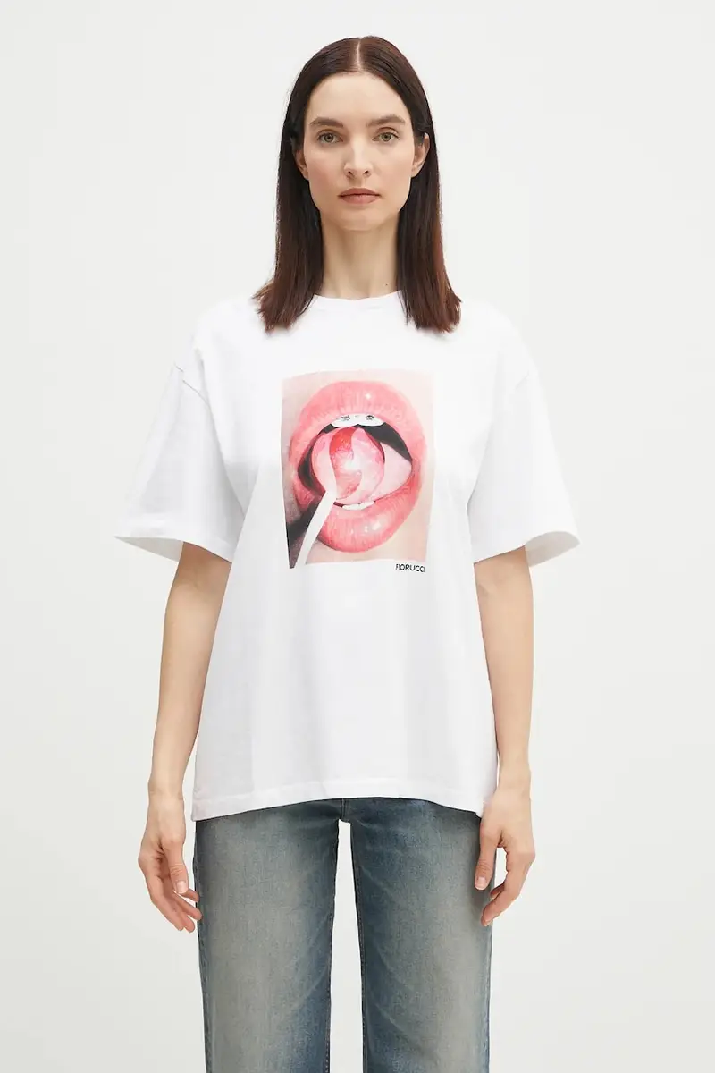 Fiorucci T-shirt Donna Bianco 2244455
