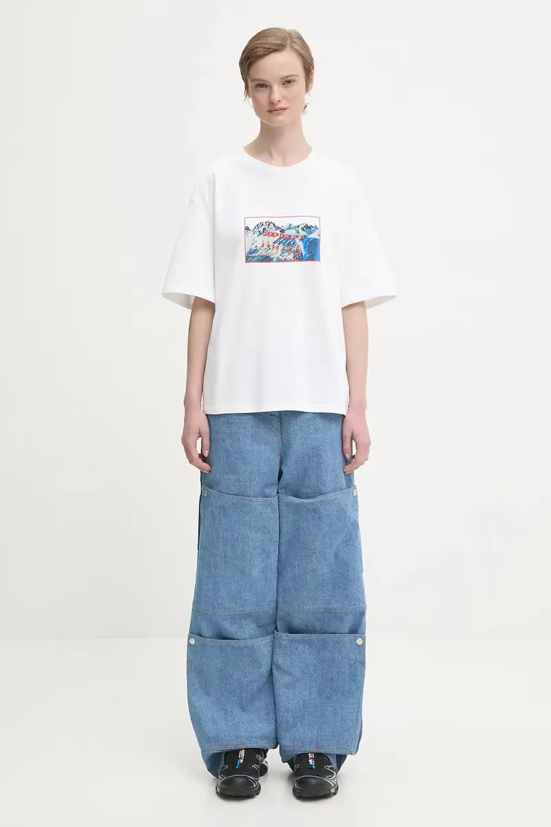 Fiorucci T-shirt Donna Bianco 3406411 miniatura 5