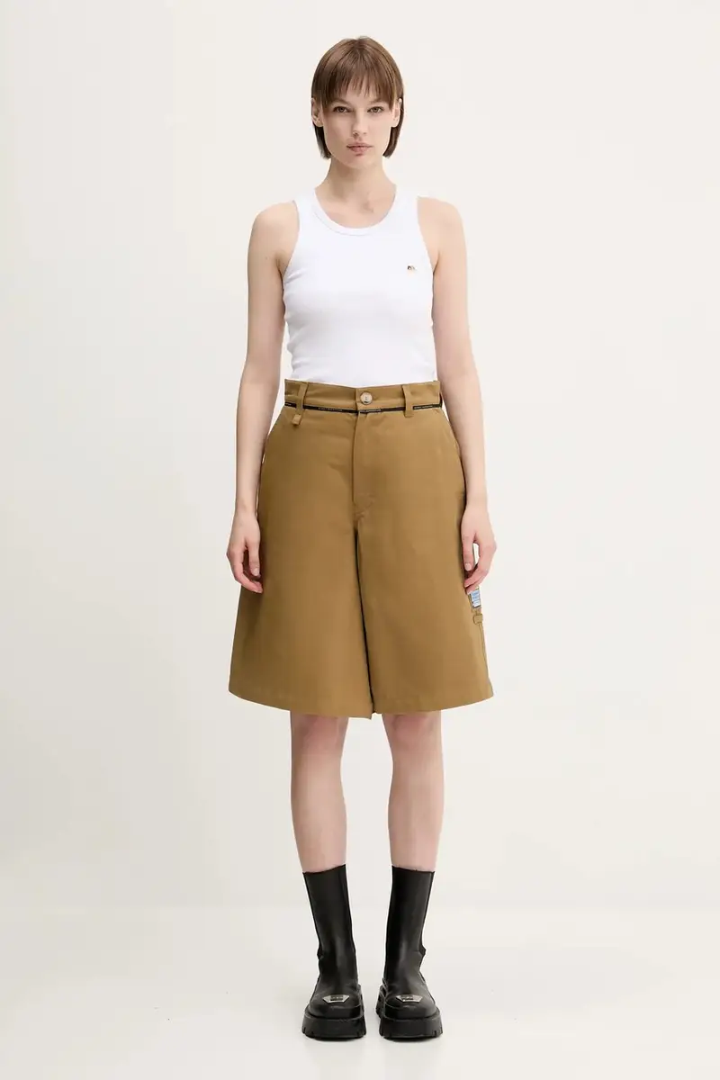 top in cotone Angel Patch Ribbed Tank Bianco miniatura 5