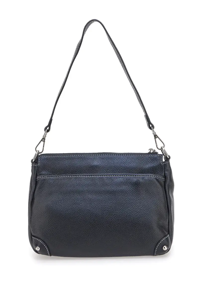 Borsa nera con manico corto e tracolla inclusi First Lady SL 18852 [NERO] miniatura 3