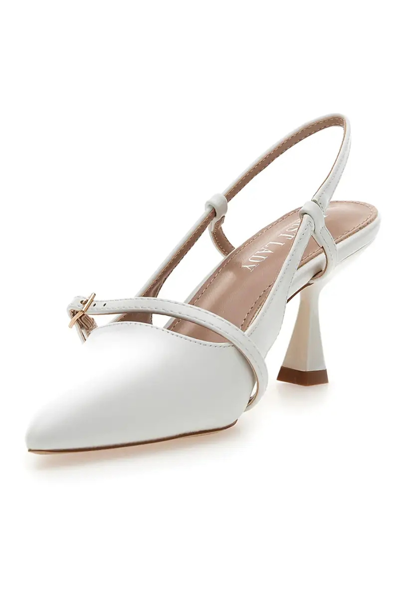 FIRST LADY Décolleté Bianco 4239263 miniatura 4