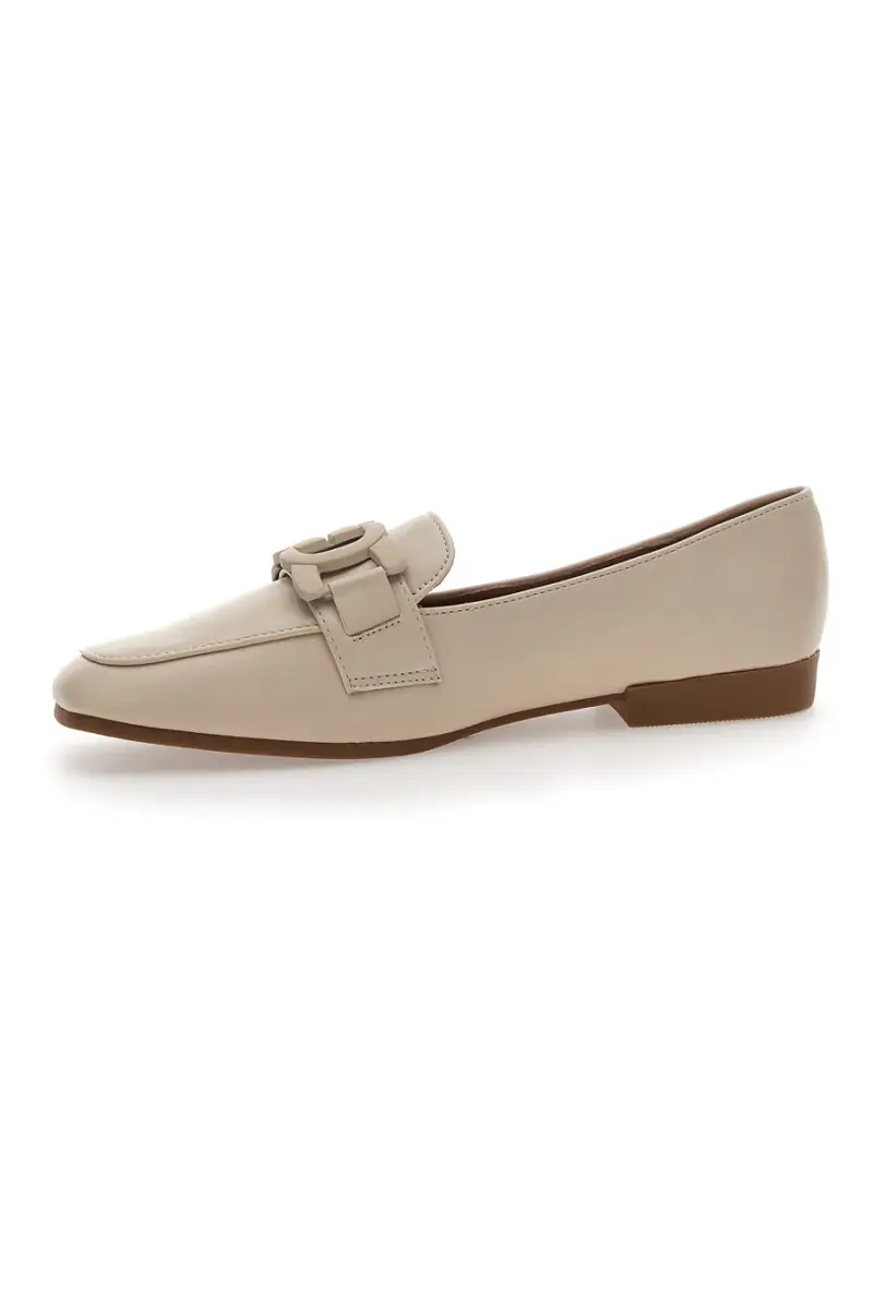 Loafer Beige con Morsetto Ton-Su-Ton First Lady 401 [BEIGE] miniatura 4