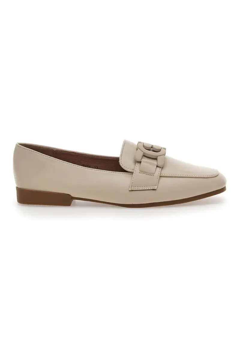 Loafer Beige con Morsetto Ton-Su-Ton First Lady 401 [BEIGE]