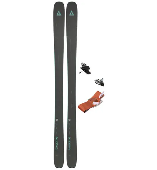 Set Ranger 90 W sci da scialpinismo+attacchi+pelli Grey