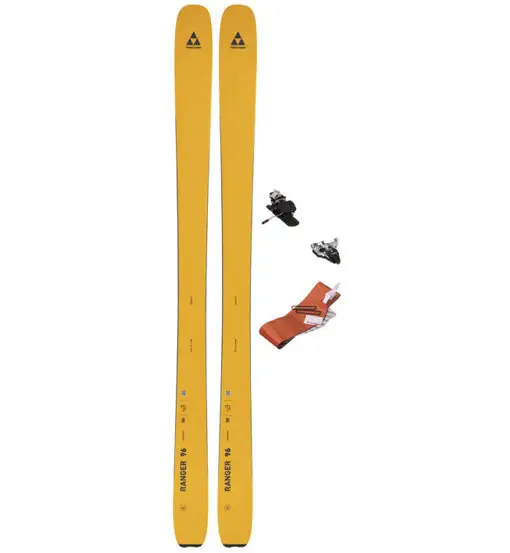 Set Ranger 96 sci da scialpinismo+attacchi+pelli Light Yellow