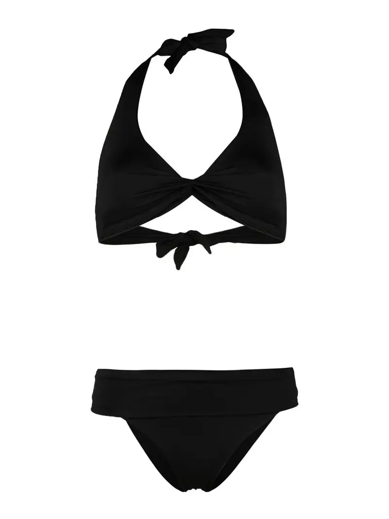 Bikini incrociato Nero