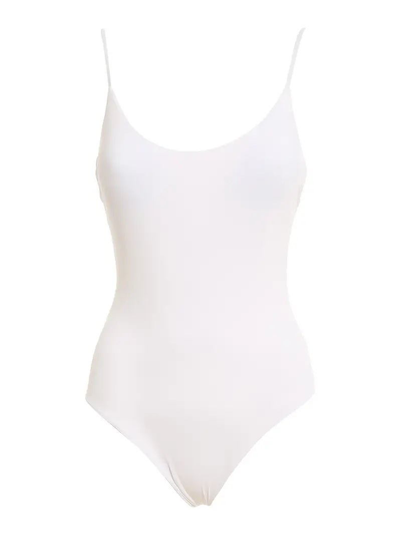 Costume intero tinta unita Bianco