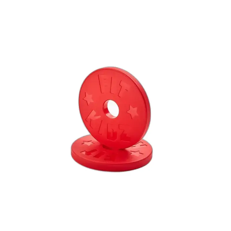 Disco per sollevamento pesi olimpici per bambini Fit & Rack Bumpers (x2)