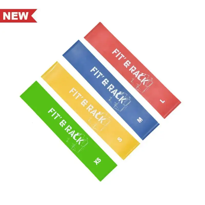 Set di 4 elastici in lattice Fit & Rack