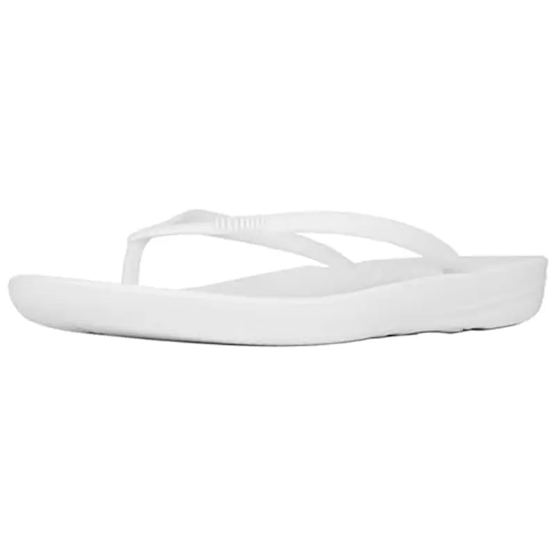Fitflop iqushion Ergonomic Flip-Flops, Infradito Donna, Bianco (Urban White), 37 EU