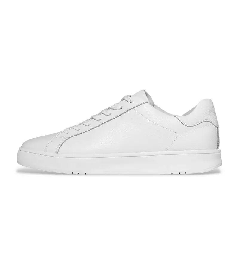 per uomo E7Q-194 Sneakers Rally II in pelle bianca (41), Bianco, Basso, Stringhe, Casual Naturale