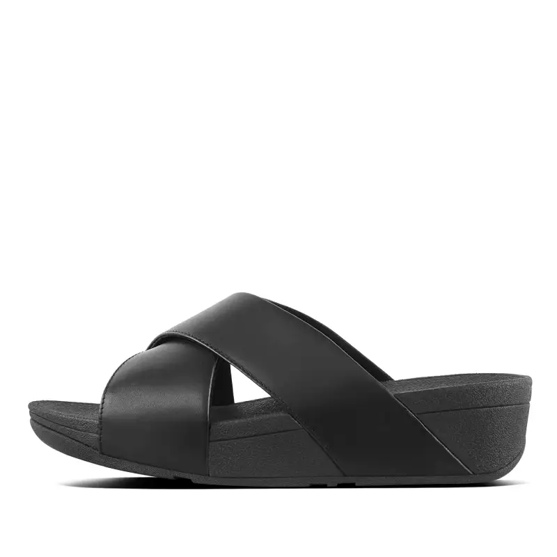 Sandali in pelle da donna FitFlop Lulu Cross Slide
