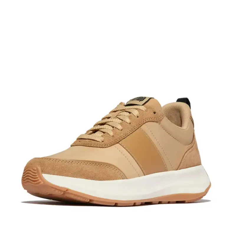 Sneakers da donna in nylon e pelle scamosciata FitFlop F-Mode Flow