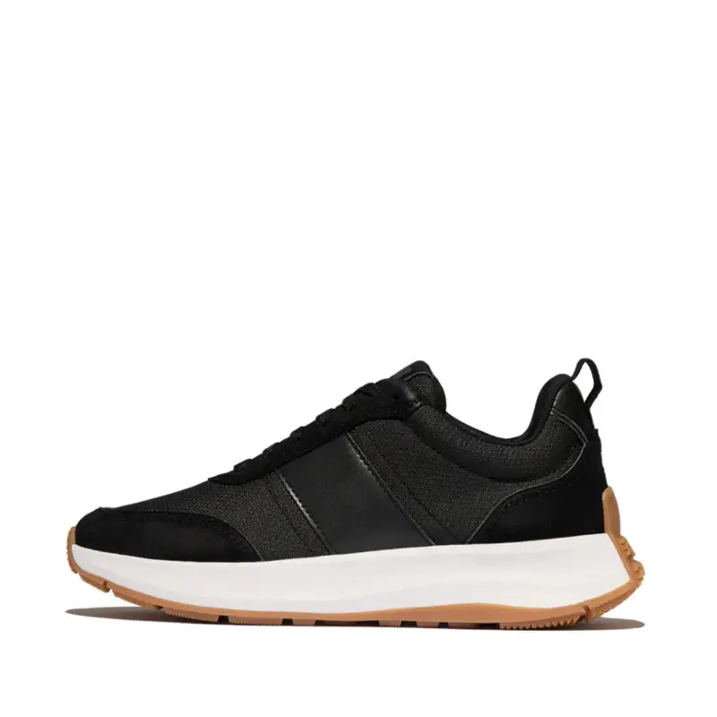 Sneakers da donna in pelle scamosciata FitFlop F-Mode Flow