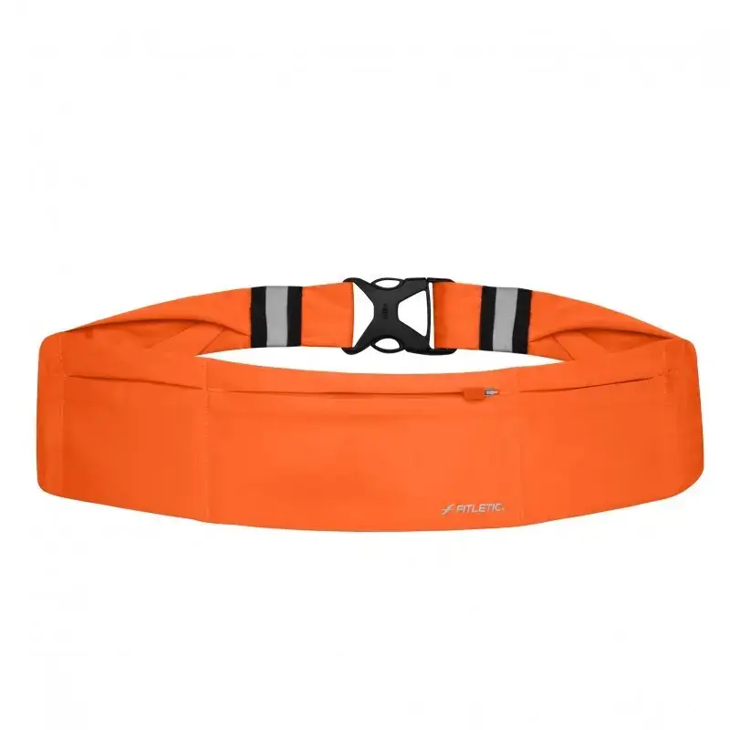 Cintura al neon a 360° 3 tasche impermeabili Fitletic