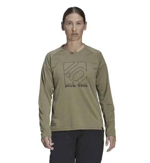 W Long Sleeve - maglia ciclismo manica lunga - donna Green