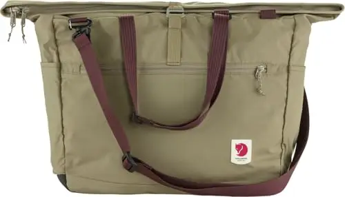 Fjällräven borsa da viaggio zaino con scomparto per laptop High Coast Tote 30 Clay cachi