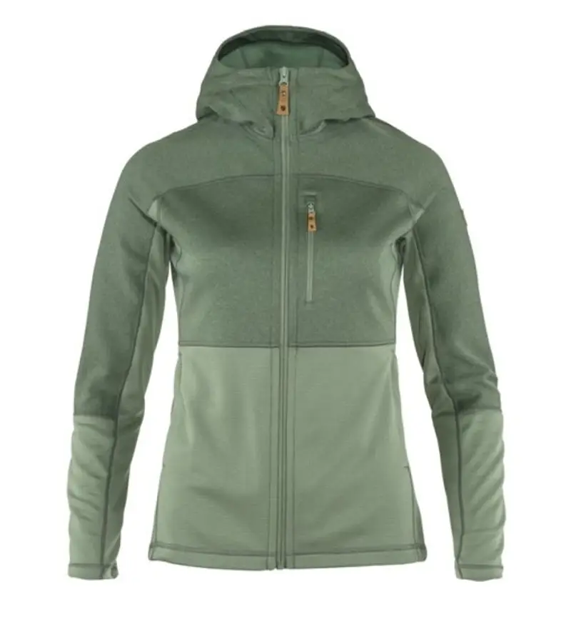 Abisko Trail Fleece - felpa in pile - donna Green