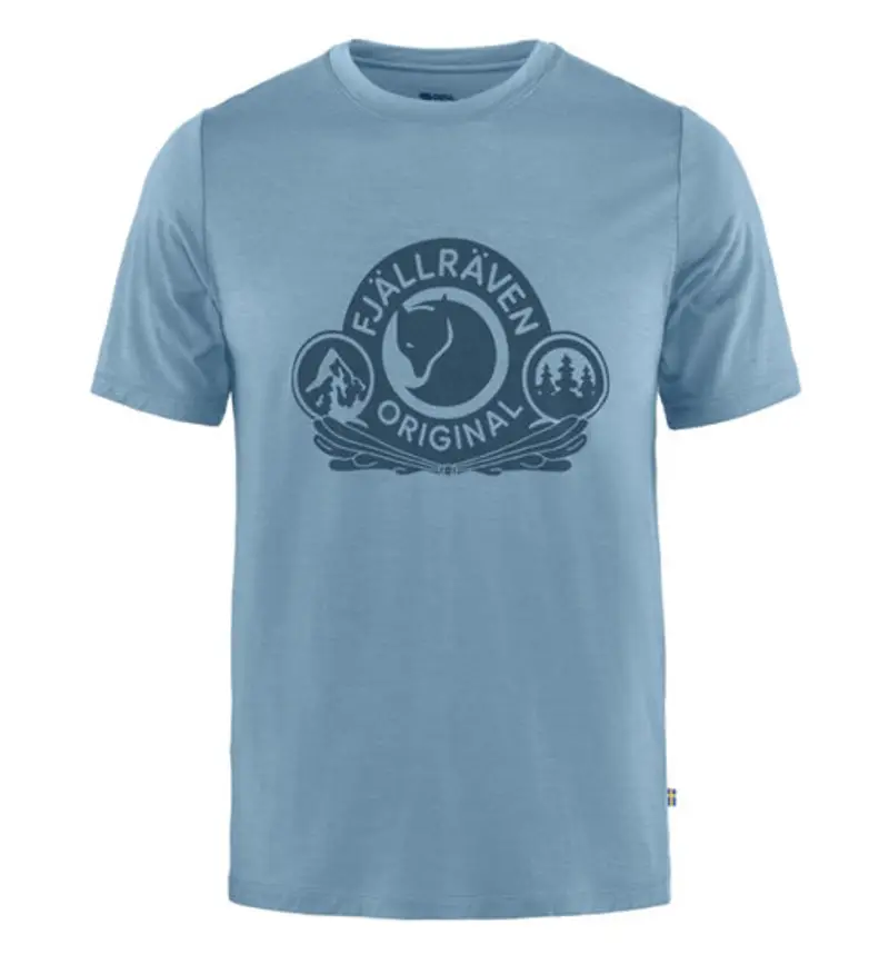Fjallraven T-shirt Uomo Blu 2408009