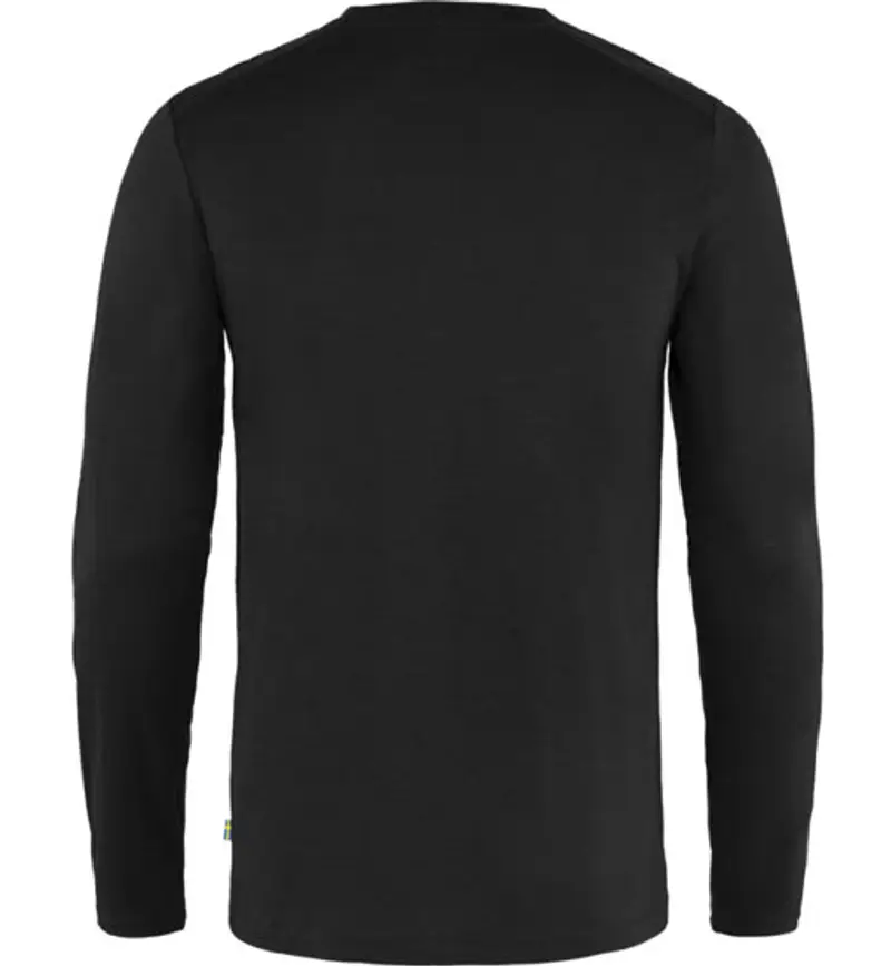 Abisko Wool LS M - maglia a manica lunga - uomo Black