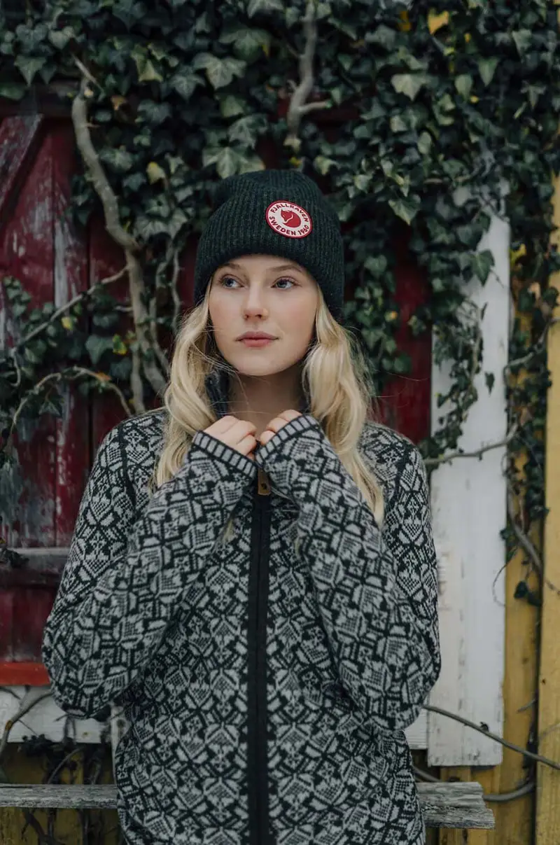 berretto in lana 1967 Logo F78142.662 Verde miniatura 4