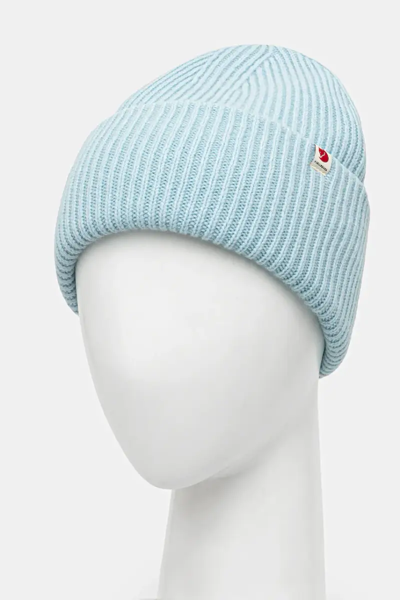 berretto in lana colore blu F12100006 miniatura 2