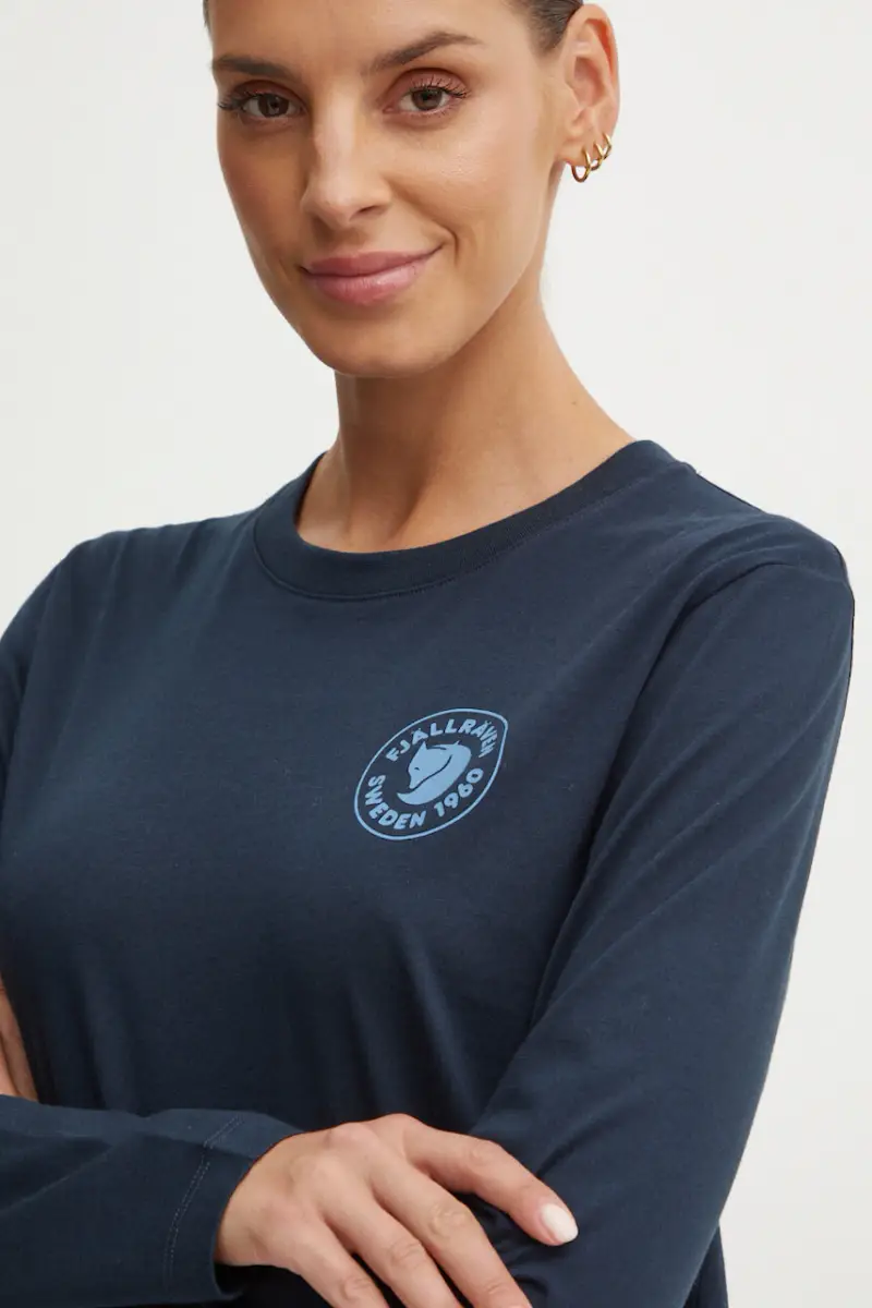 camicia a maniche lunghe 1960 Logo Blu navy