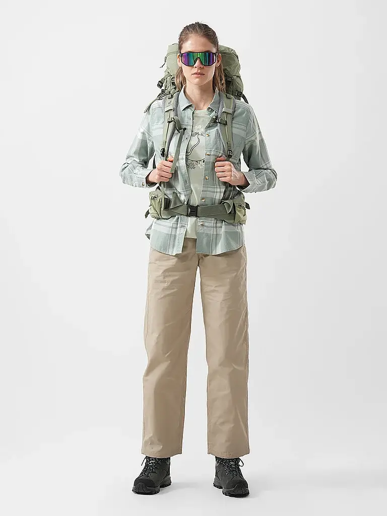 Camicia da donna Oevik Lite Flannel verde chiaro | XS miniatura 2