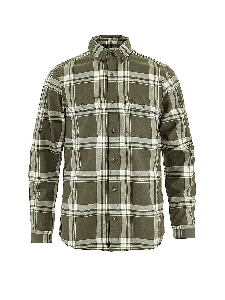 Camicia da uomo Oevik Lite Flannel oliva | M