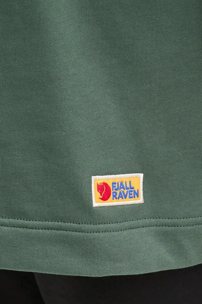 felpa in cotone Vardag Hoodie W donna colore verde con cappuccio F86987.679 Turchese miniatura 5