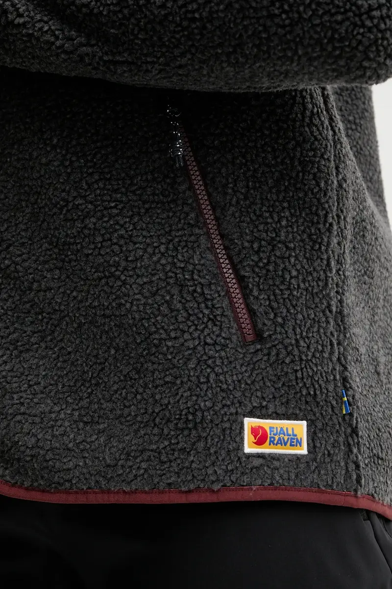 felpa in pile Vardag Pile Fleece colore grigio F84158.030.352 miniatura 5