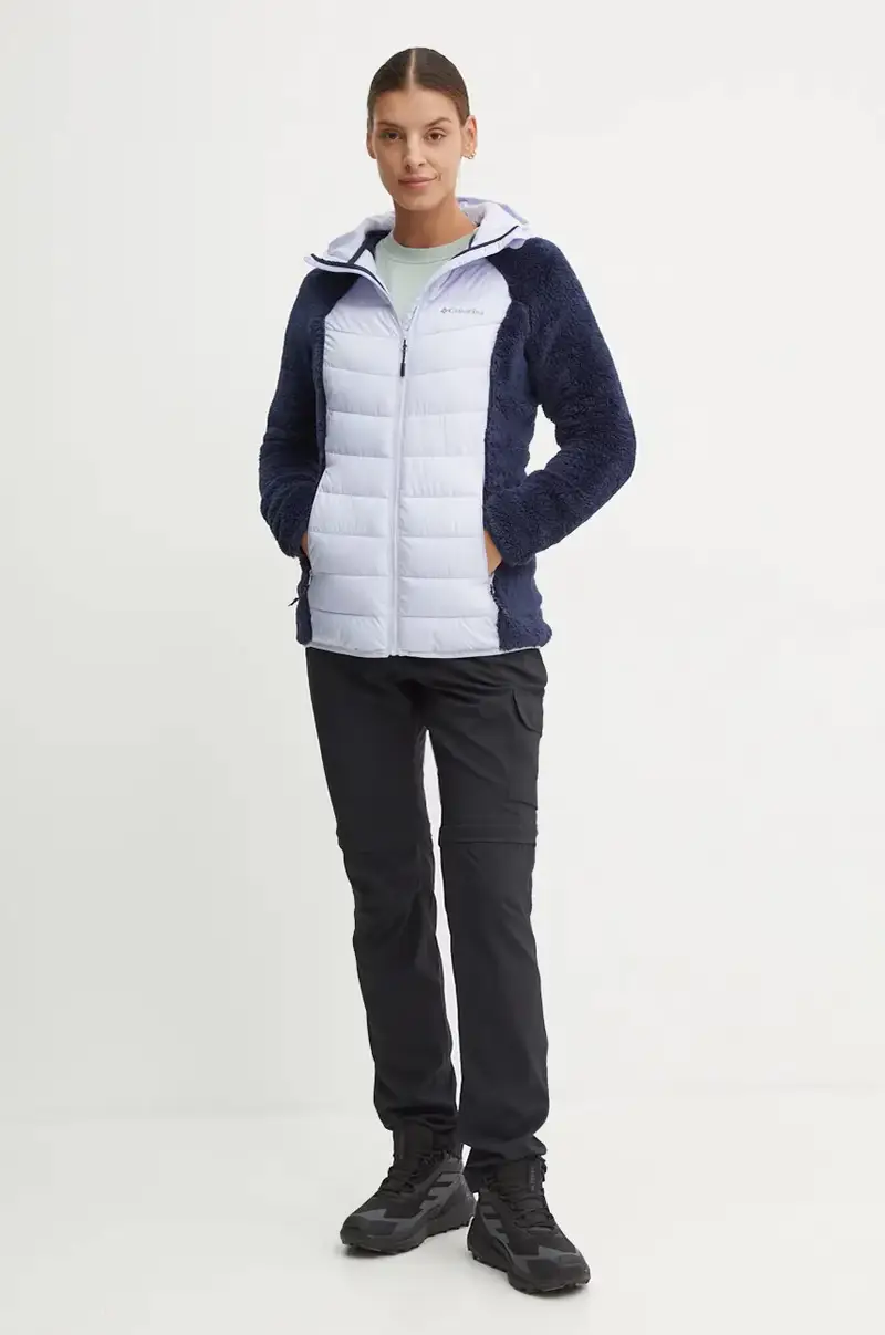 felpa tuta Vardag colore turchese F87075.674 miniatura 5