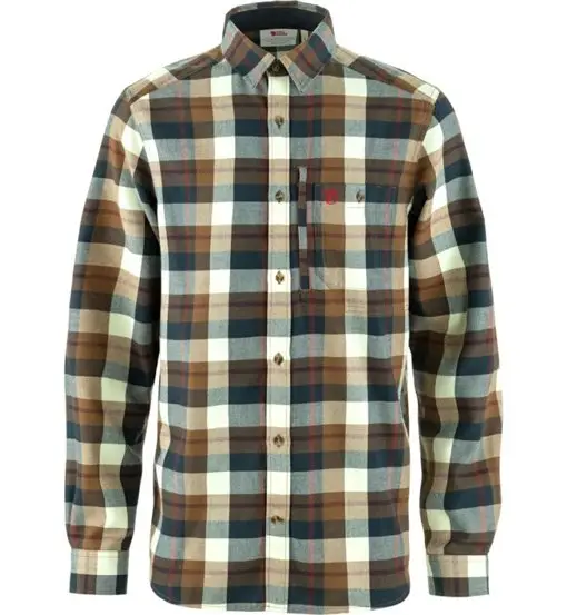 Fjällglim M - camicia maniche lunghe - uomo Light Brown