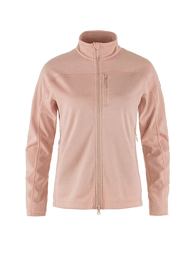 Giacca in pile da donna Abisko Lite Fleece Jacket W rosa | S