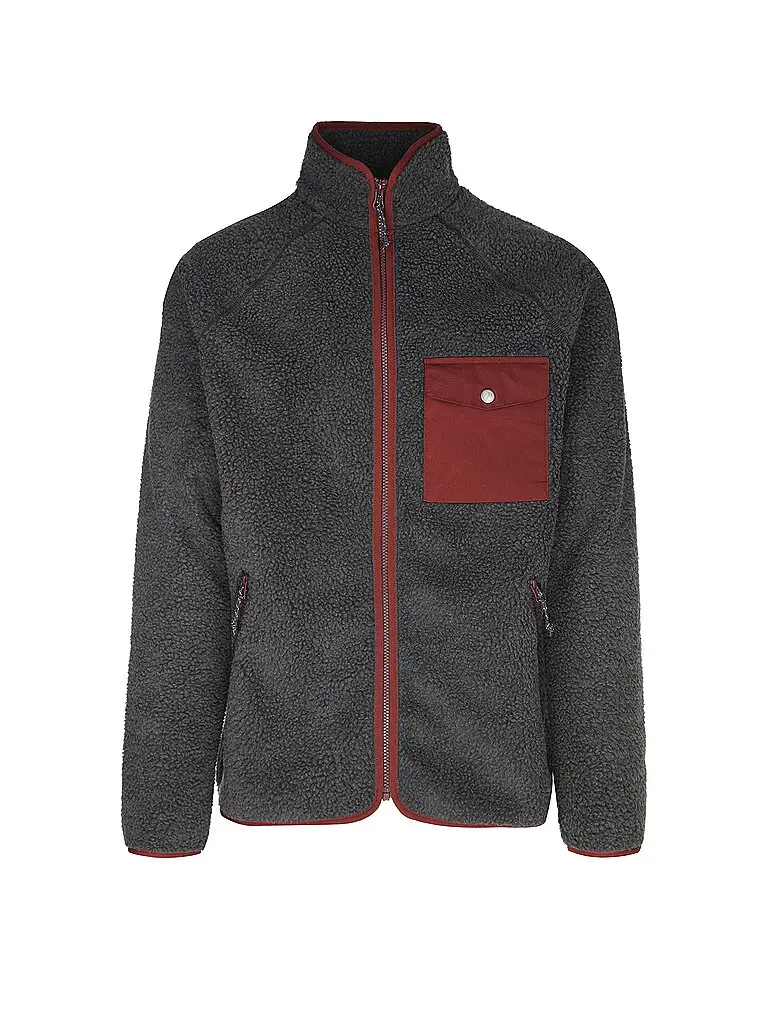 Giacca in pile da uomo Verdag grigio | S
