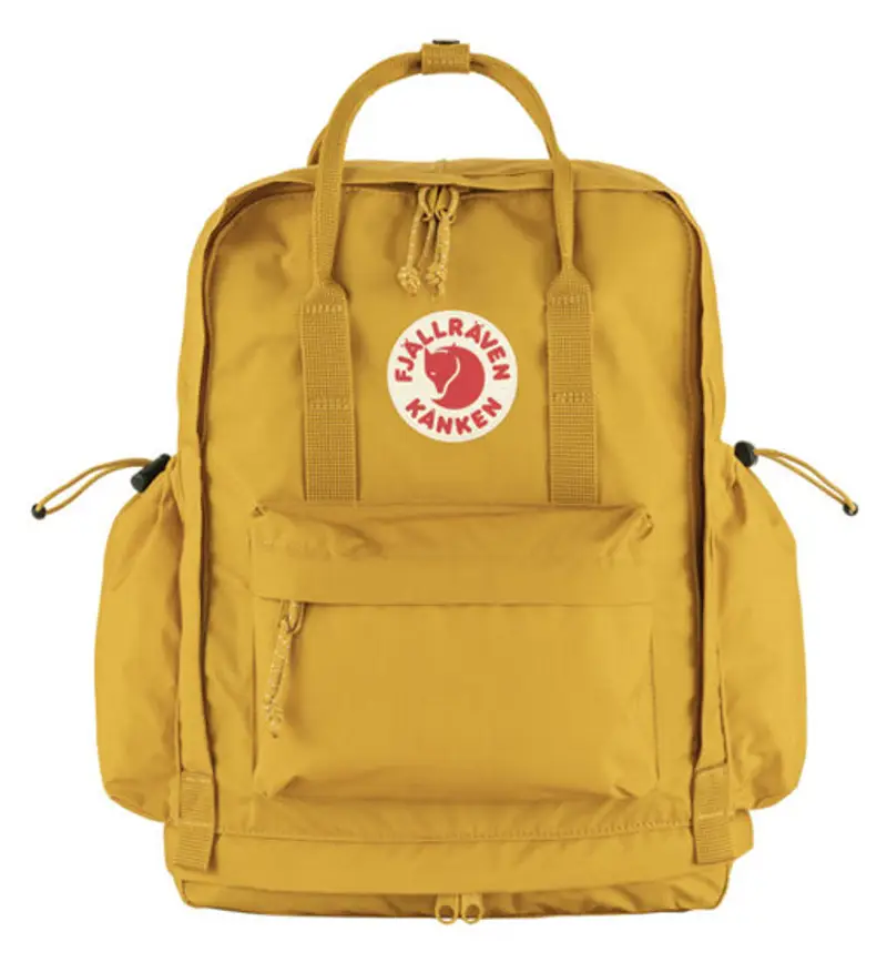 Kanken Outlong - zaino tempo libero Dark Yellow