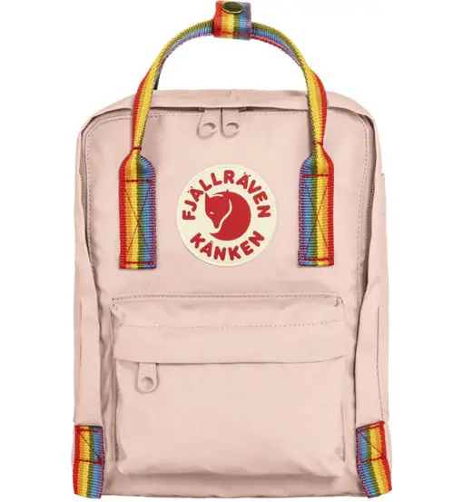 Kanken Rainbow Mini - zaino tempo libero Rose