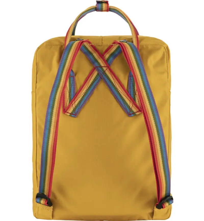 Kanken Rainbow - zaino tempo libero Dark Yellow