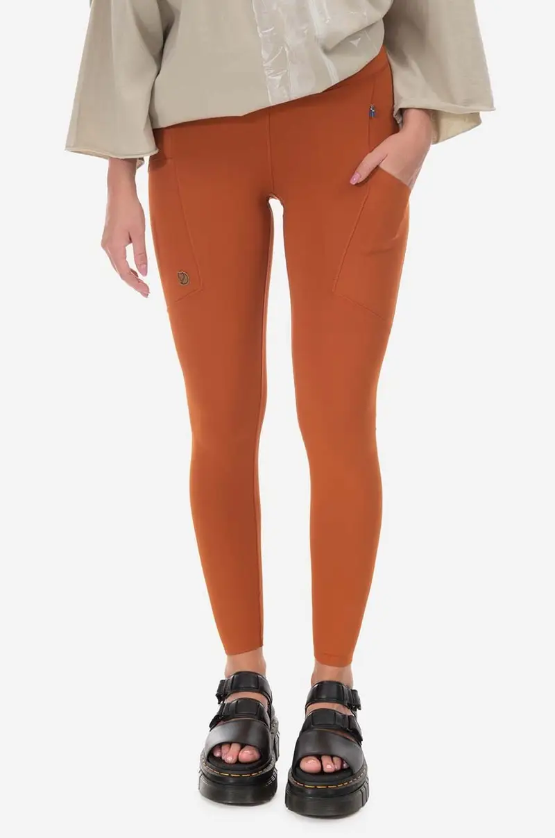 Fjallraven Leggings Donna Arancione 3120245 miniatura 2