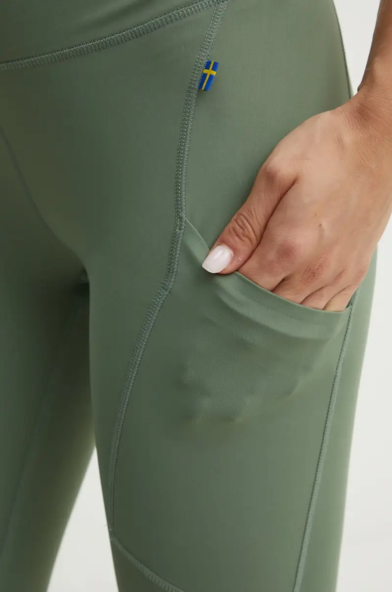 leggins sportivi Abisko donna colore verde F84773.614 miniatura 4